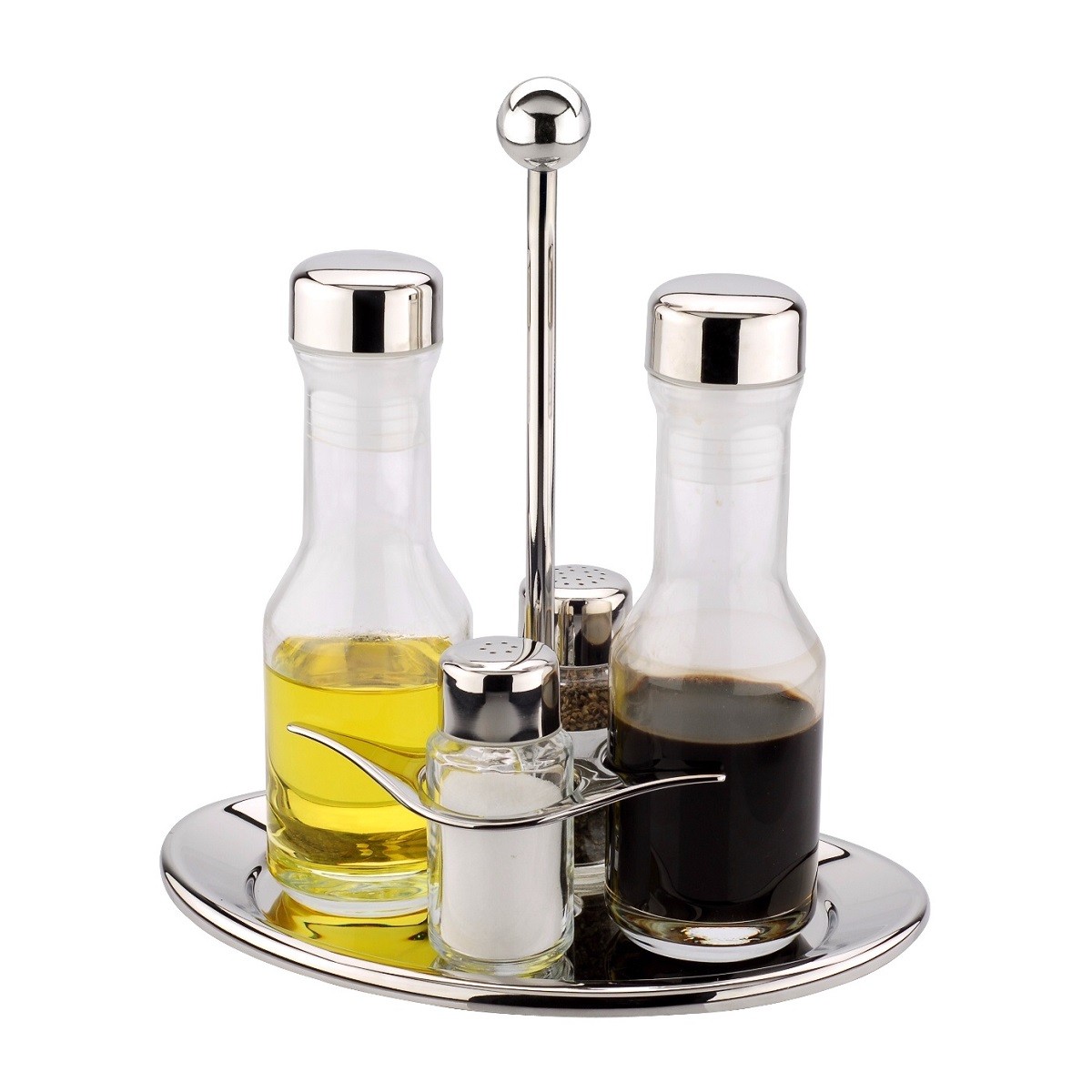 Stolová súprava na soľ, korenie, olej a ocot