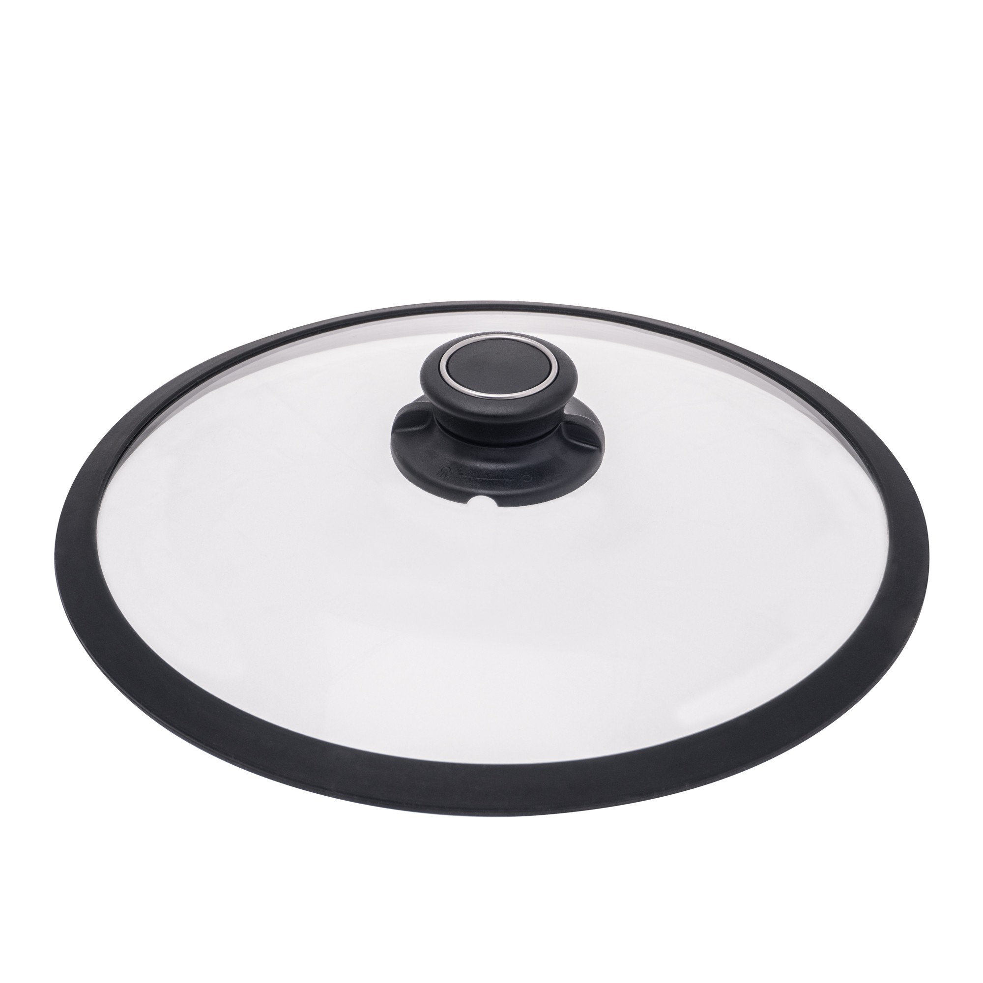 Glass lid 28 cm Black Cube
