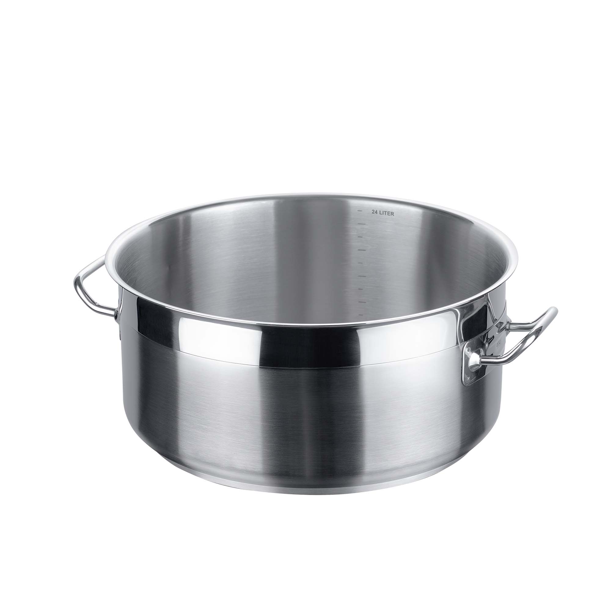 Stainless steel casserole 24 L
