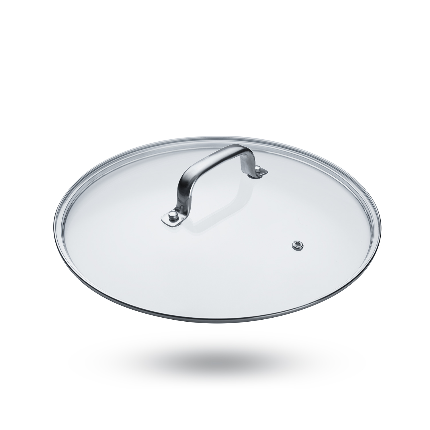 Sklenená pokrievka Ø 28cm s nerezovou obrubou