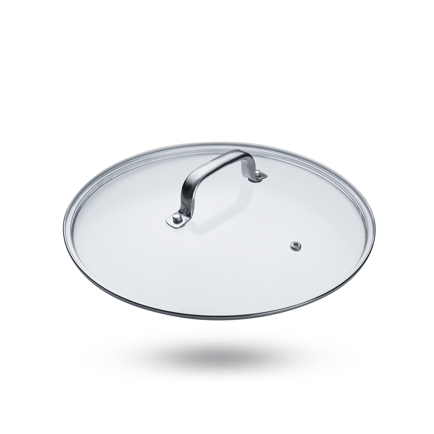 Sklenená pokrievka Ø 24cm s nerezovou obrubou