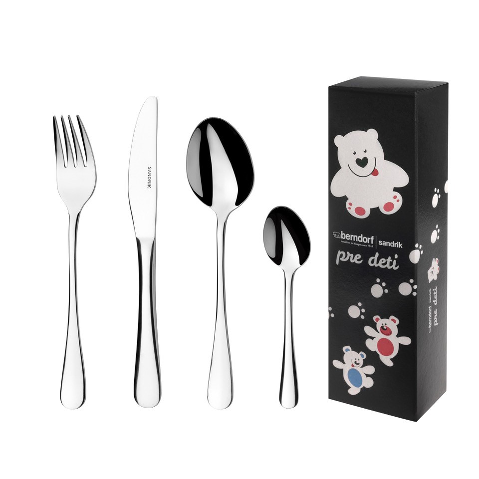 Detský príbor Hotel - 4 dielna súprava 