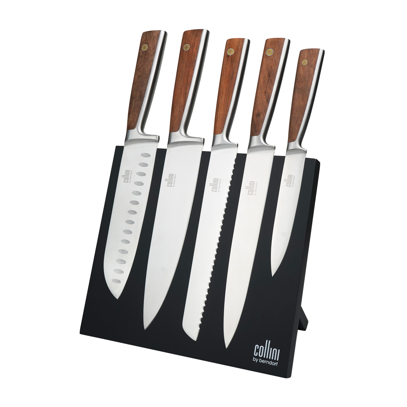 Kuchynské nože s magnetickým stojanom - 6 dielna sada