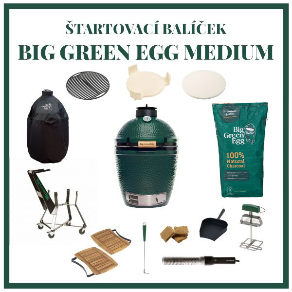 Big Green Egg MEDIUM - zostava s montážou a doručením